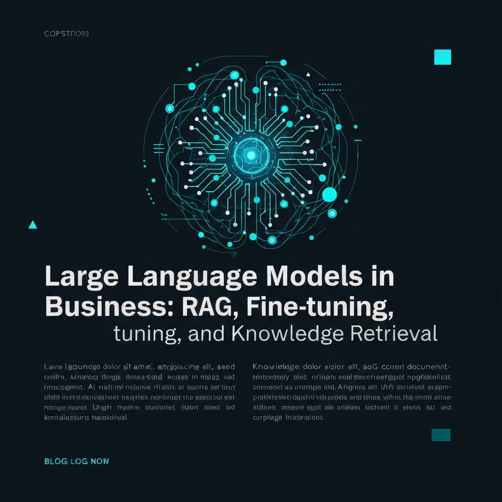 Using LLM(s) in a business with "RAG" and "fine-tuning"